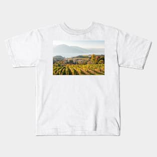 Autumn in the Vineyards at Naramata Bench Kids T-Shirt